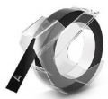 Embossing 9mm Label (White/Black)