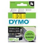DYMO D1 Label Tape 6mm x 7m (Black/Yellow)