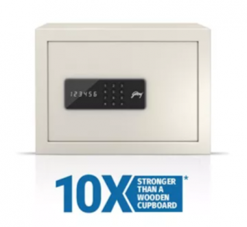 Godrej NX Pro Digital (15L) Ivory Home Locker
