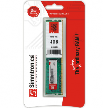 Simmtronics 4GB DDR3 1333