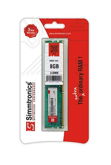 Simmtronics 8GB DDR# 1600