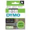 DYMO D1 Label Tape 6mm x 7m (Black/Clear)